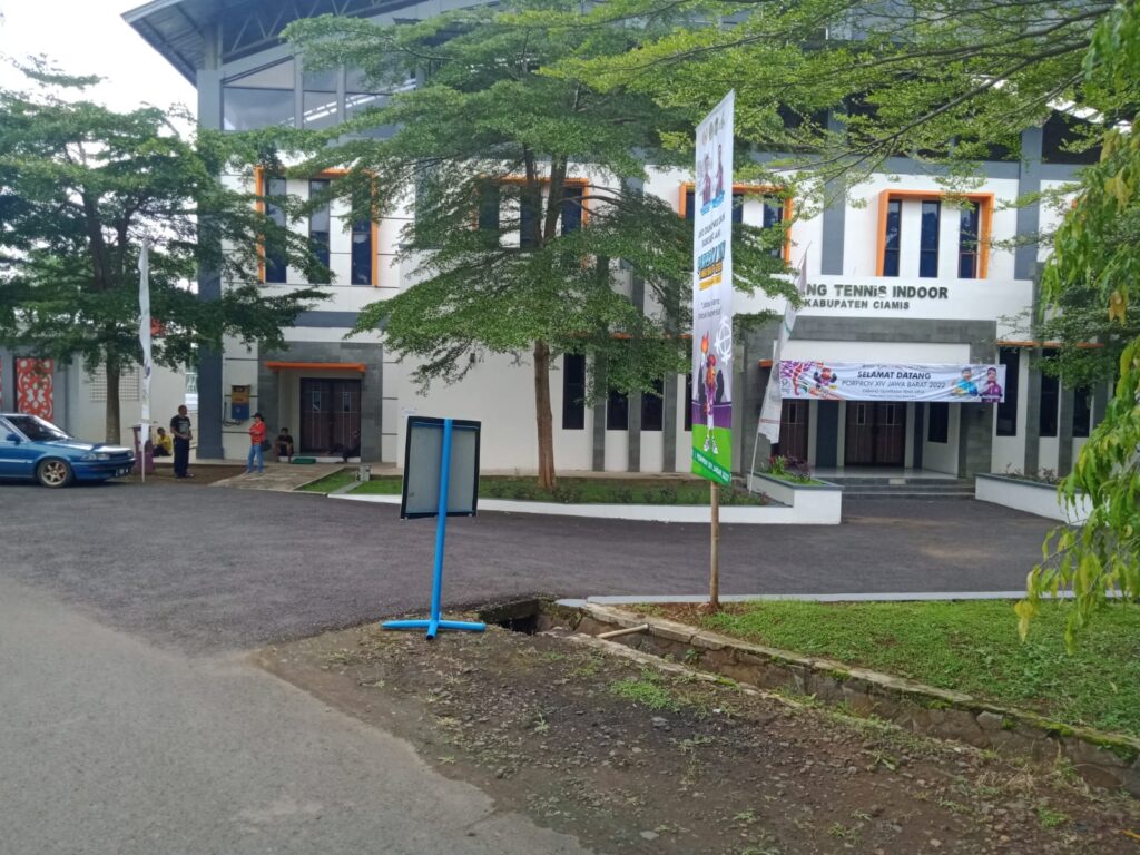 Venue pertandingan tenis meja porprov Jabar XIV di Kabupaten Ciamis disegel