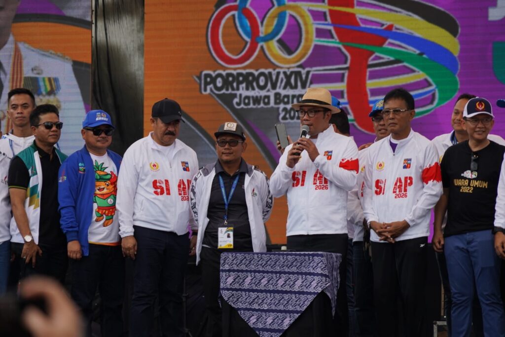 Bupati Garut Rudy Gunawan ikut menghadiri penutupan porprov Jabar di Ciamis