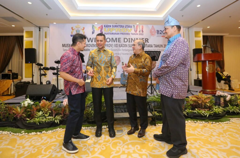 Wakil Gubernur Sumatera Utara (Wagubsu) Musa Rajekshah hadiri Welcome Dinner Musyawarah Provinsi (Muprov) VII Kamar Dagang dan Industri (Kadin)
