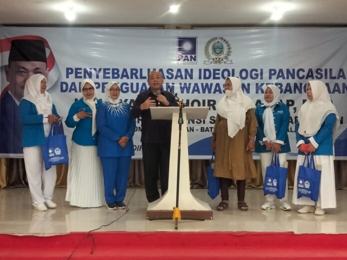 Yahdi Khoir Anggota DPRD Sumut Berikan pemahaman wawasan kebangsaan pada warga Asahan