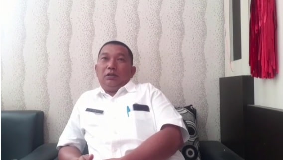 Hikmat, Subkoor Sarana Prasarana Bidang PAUD Disdik Garut, saat menjelaskan program SPM hibah alat belajar ke PAUD dan PKBM