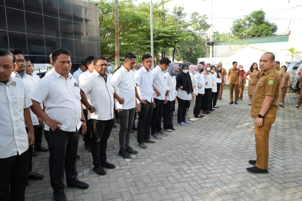 Diskominfo Medan Gelar Apel Perdana di Tahun 2023