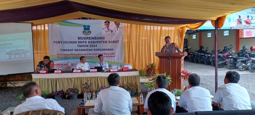 Kecamatan Kersamanah melaksanakan musrenbang untuk pembangunan di tahun 2024 mendatang