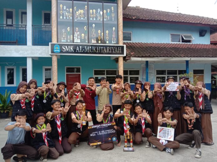 MTS Al Mukhtariyah meraih juara 2 LKBB dan juara 1 Danton pasukan perempuan, Lomba Pramuka Wakil Bupati Cup