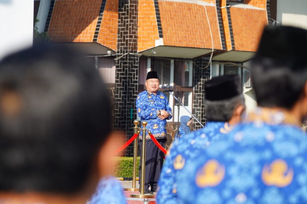 Pimpin Apel Gabungan, Bupati Garut Sampaikan Tiga Pesan