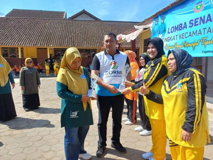 TP PKK Kecamatan Cigedug Gelar Lomba Senam Harum Madu