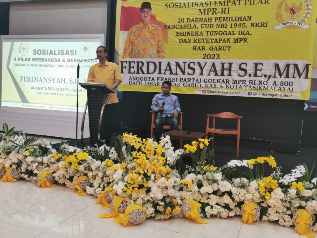 Anggota DPR RI Dapil Jabar XI, Ferdiansyah SE.,MM menggelar Sosialisasi Empat Pilar Kebangsaaan di Kabupaten Garut
