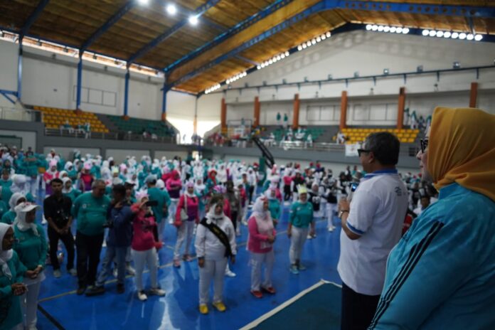 Bupati Garut, Rudy Gunawan, menghadiri Pelantikan Dewan Pimpinan Cabang (DPC) Persatuan Olahraga Pernapasan Indonesia (PORPI)