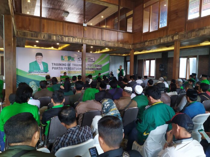 DPC PPP Kabupaten Garut, menggelar Training of Trainers (TOT) Saksi tingkat Kecamatan se-Kabupaten Garut