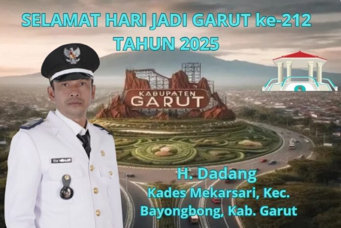 H. Dadang, Kades Mekarsari, Kec. Bayongbong, Kab. Garut