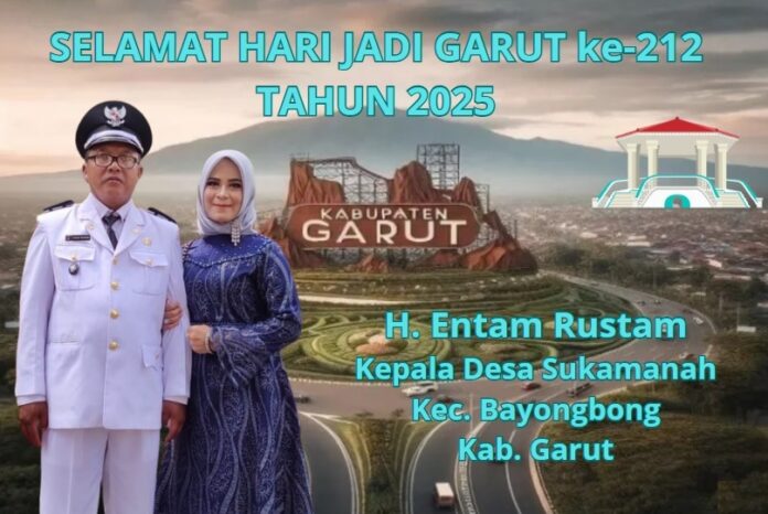 Kades Sukamanah, Kec. Bayongbong. Kab. Garut, H. Entam Rustam