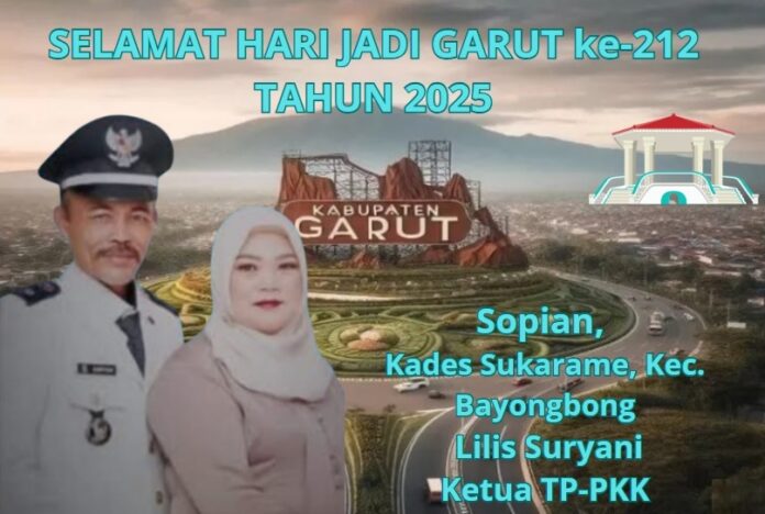 Kades Sukarame, Kec. Bayongbong dan Ketua TP PKK Desa