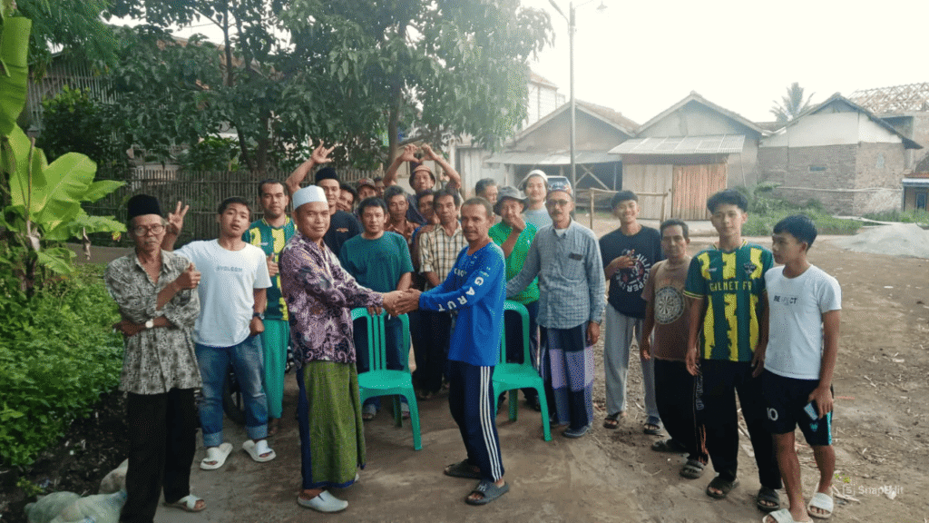 Warga Kampung Cijelereun Kulon gelar syukuran atas tuntasnya pembangunan jalan desa